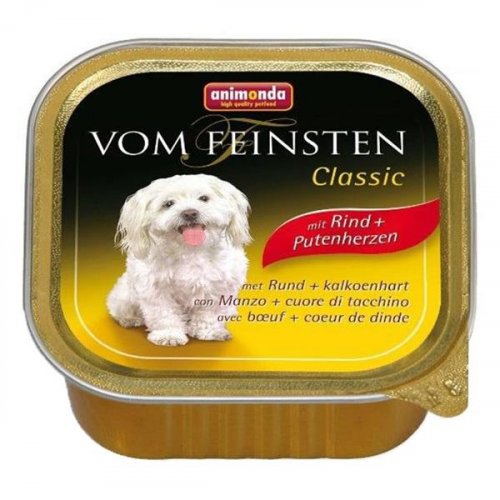 Animonda VomFeinsten Clas. dog vanička - hovězí, krůtí, srdce 150 g