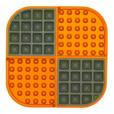 LickiMat Slomo lízací podložka oranžová