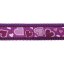 Obojek Red Dingo 20 mm x 30-47 cm - Breezy Love Purple - Velikost: M