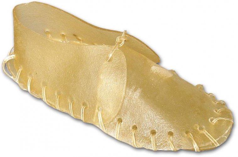 Buvolí bota přírodní Tommi - velká display 10 ks, 20 cm