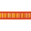 Polostahovací obojek Red Dingo 15 mm x 26-40 cm - Lotzadotz Orange - Velikost: S