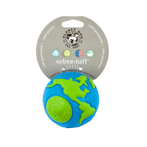 Orbee-Tuff® Ball Zeměkoule modro/zelená - různé velikosti - Velikost: 11cm