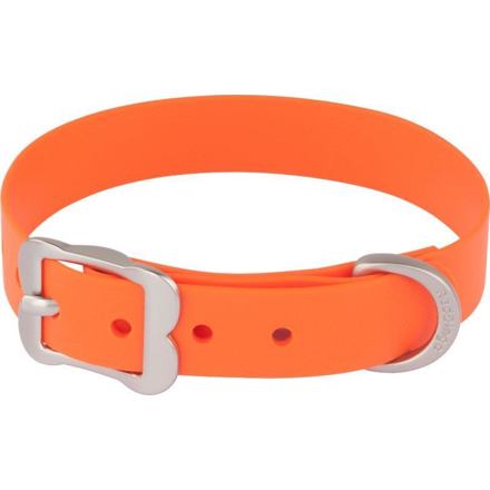 Obojek Red Dingo Vivid 25 mm x 48-58 cm - Oranžová - Velikost: L