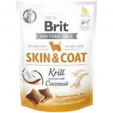 Brit Care pro psa Functional Snack Skin&Coat Krill 150 g