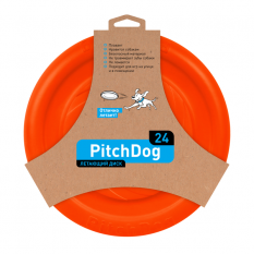 PitchDog létající Disk pro psy oranžový 24cm