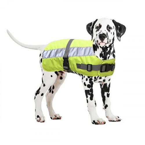 Reflexní vesta pro psa 45cm žlutá Duvo+