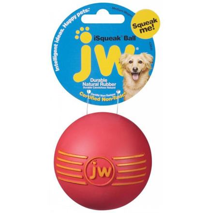JW Pískací míček Isqueak Ball - Velikost: 7cm