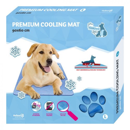 CoolPets Premium gelová chladící podložka L (90x60cm) pro psy - Velikost: L (90x60cm)