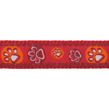 Postroj Red Dingo 20 mm x 45-66 cm - Paw Impressions RE - Velikost: M