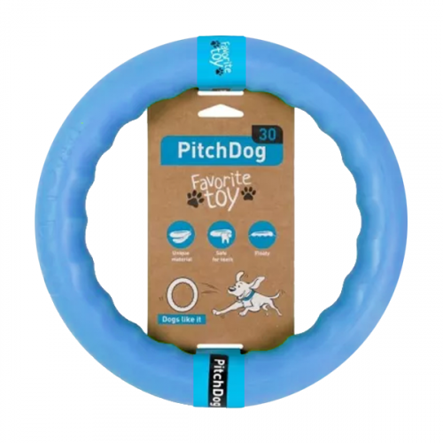 PitchDog tréninkový Kruh pro psy modrý - Velikost: 17cm