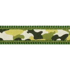Obojek Red Dingo 25 mm x 41-63 cm - Camouflage Green