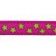 Vodítko Red Dingo 12 mm x 1,8 m - Stars Lime on Hot Pink - Velikost: XS