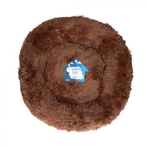 Let´s Sleep Donut pelíšek hnědý - různé velikosti - Velikost: 100cm