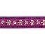 Polostahovací obojek Red Dingo 15 mm x 26-40 cm- Daisy Chain Purple - Velikost: S