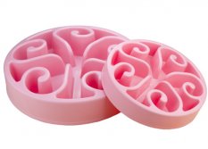 Zpomalovací miska Eat Slow Original růžová 30cm