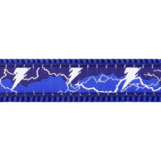 Postroj Red Dingo 12 mm x 30-44 cm - Lightning Dark Blue