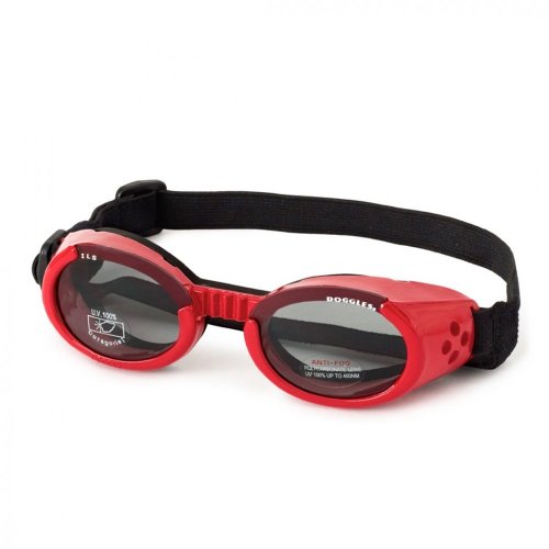 Doggles ILS - Sluneční a ochranné brýle pro psy Red - Velikost: L