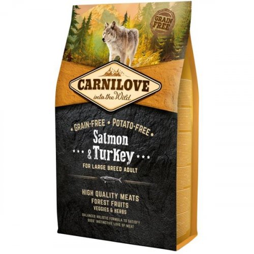 Carnilove Dog Adult Salmon & Turkey Large Breed 4 kg