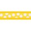 Postroj Red Dingo 15 mm x 36-54 cm- White Spots on Yellow - Velikost: S