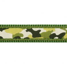 Obojek Red Dingo 12 mm x 20-32 cm - Camouflage Green