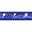 Postroj Red Dingo 12 mm x 30-44 cm - Lightning Dark Blue - Velikost: XS