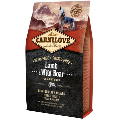 Carnilove Dog Adult Lamb & Wild Boar 4 kg