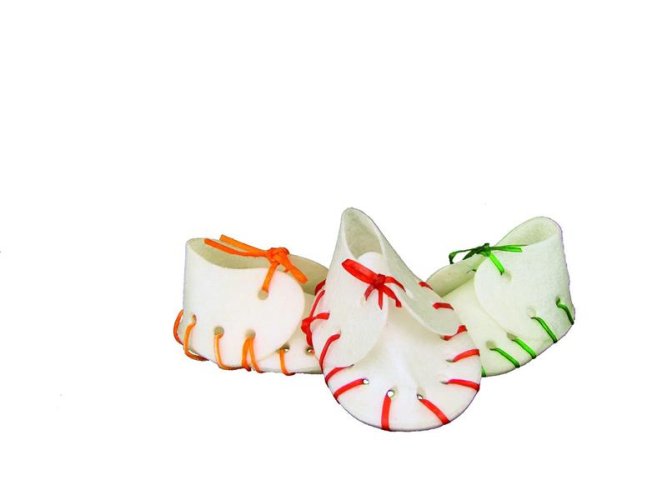 Buvolí bota barevná Nobby 7,5 cm, 5 ks