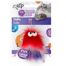 Chlupatá hračka Fluffer AFP Furry Ball – se šantou